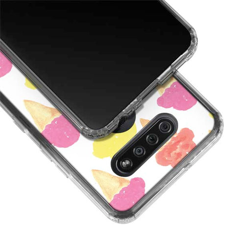 Bouffants and Broken Hearts Ice Cream LG K51/Q51 Clear Case