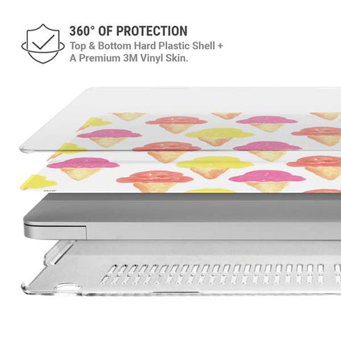 Bouffants and Broken Hearts Ice Cream MacBook Pro 16in (2019-20) Case plus Skin