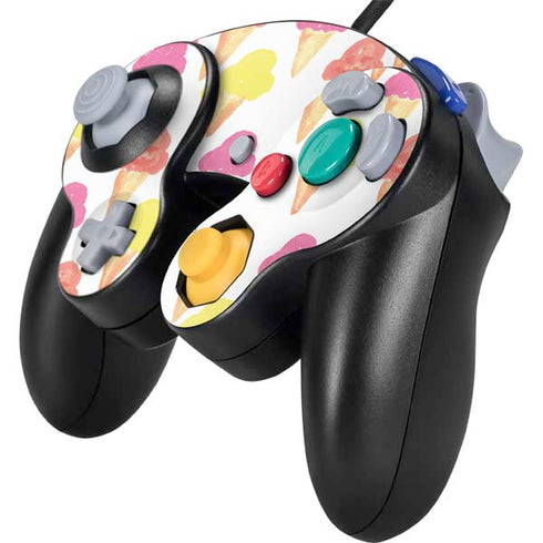 Bouffants and Broken Hearts Ice Cream Nintendo GameCube Controller Skin