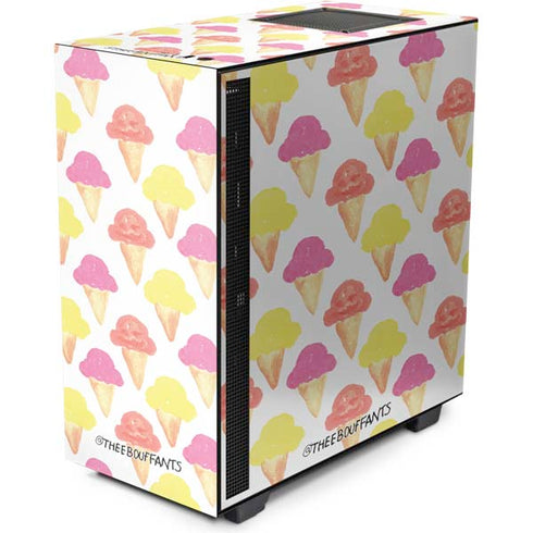 Bouffants and Broken Hearts Ice Cream NZXT H510 Compact ATX Mid-Tower Case Skin