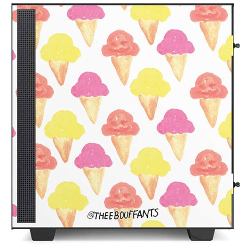 Bouffants and Broken Hearts Ice Cream NZXT H510 Compact ATX Mid-Tower Case Skin