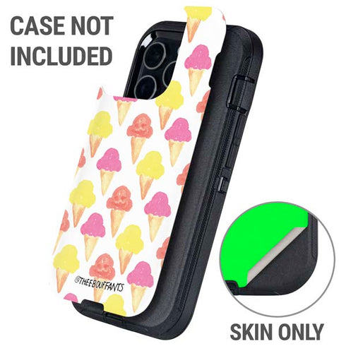 Bouffants and Broken Hearts Ice Cream Otterbox Defender iPhone Skin