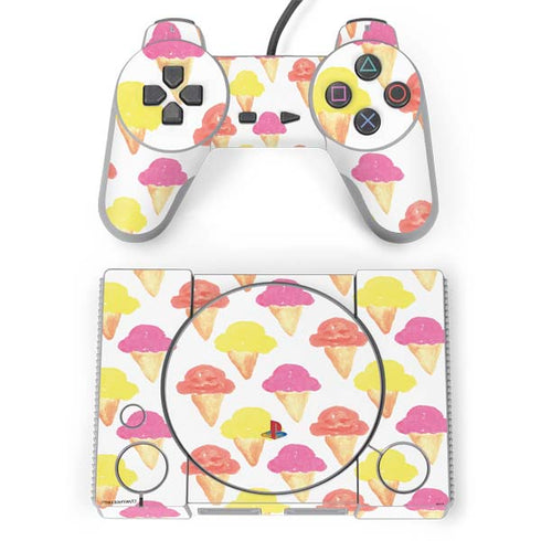 Bouffants and Broken Hearts Ice Cream PlayStation Classic Bundle Skin