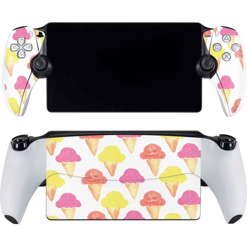 Bouffants and Broken Hearts Ice Cream PlayStation Portal Remote Player Skin