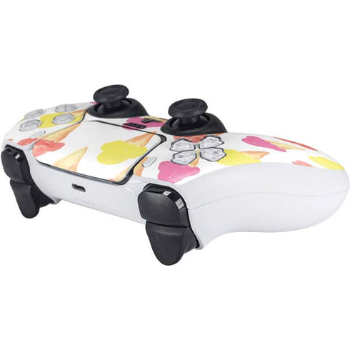 Bouffants and Broken Hearts Ice Cream PS5 Controller Skin