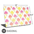 Bouffants and Broken Hearts Ice Cream Universal Laptop 16in (13 x 9.4in) Skin