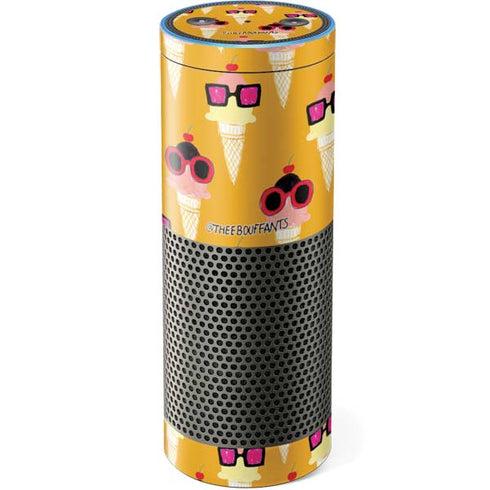 Bouffants and Broken Hearts Ice Cream with Shades Amazon Echo Skin