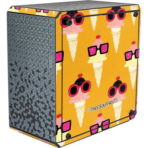 Bouffants and Broken Hearts Ice Cream with Shades Cooler Master MasterBox Q300L Mini Tower Skin