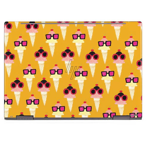 Bouffants and Broken Hearts Ice Cream with Shades HP Envy Skin