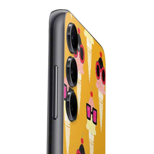 Bouffants and Broken Hearts Ice Cream with Shades Galaxy A14 5G Skin