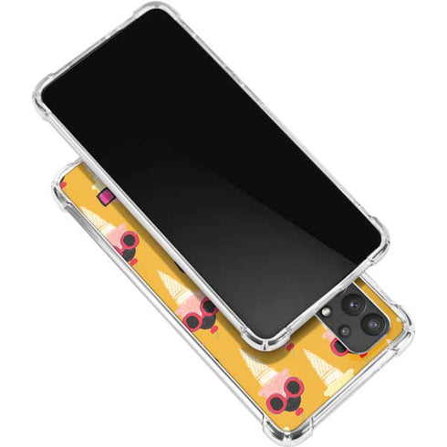 Bouffants and Broken Hearts Ice Cream with Shades Galaxy A32 5G Clear Case