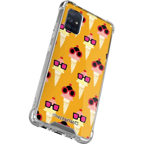 Bouffants and Broken Hearts Ice Cream with Shades Galaxy A71 5G Clear Case