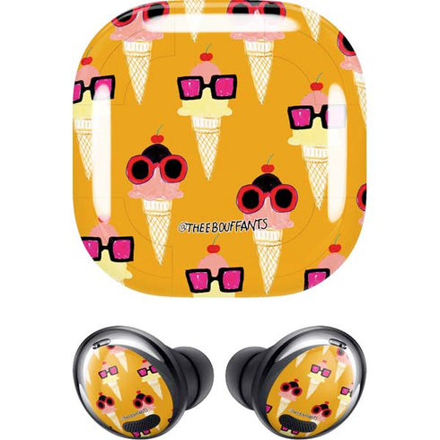 Bouffants and Broken Hearts Ice Cream with Shades Galaxy Buds Pro Skin