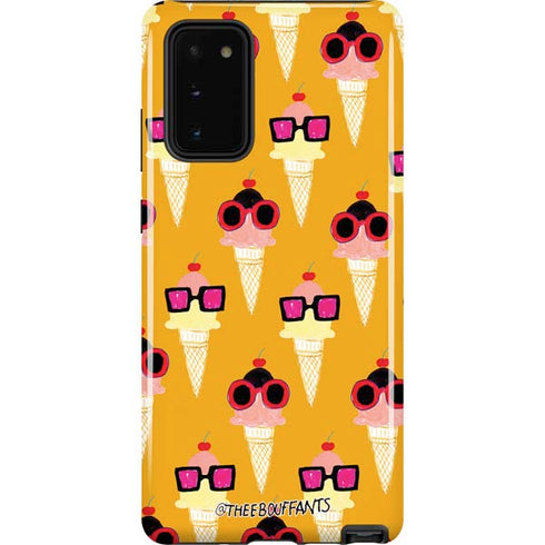 Bouffants and Broken Hearts Ice Cream with Shades Galaxy Note20 5G Pro Case