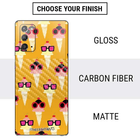 Bouffants and Broken Hearts Ice Cream with Shades Galaxy Note20 5G Skin