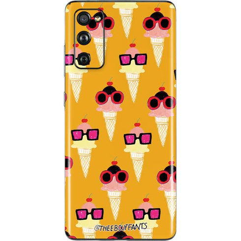 Bouffants and Broken Hearts Ice Cream with Shades Galaxy S20 Fan Edition Skin