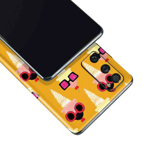 Bouffants and Broken Hearts Ice Cream with Shades Galaxy S20 Fan Edition Skin