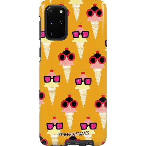 Bouffants and Broken Hearts Ice Cream with Shades Galaxy S20 Plus Pro Case