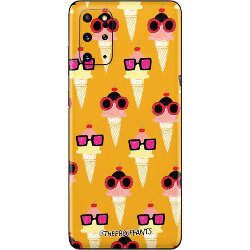 Bouffants and Broken Hearts Ice Cream with Shades Galaxy S20 Plus Skin