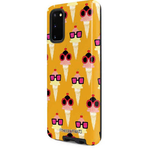 Bouffants and Broken Hearts Ice Cream with Shades Galaxy S20 Pro Case