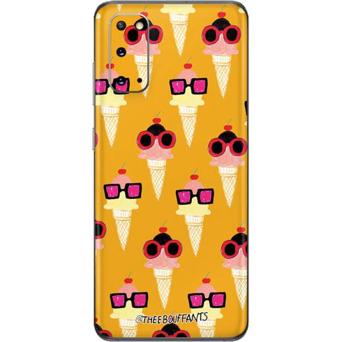 Bouffants and Broken Hearts Ice Cream with Shades Galaxy S20 Skin