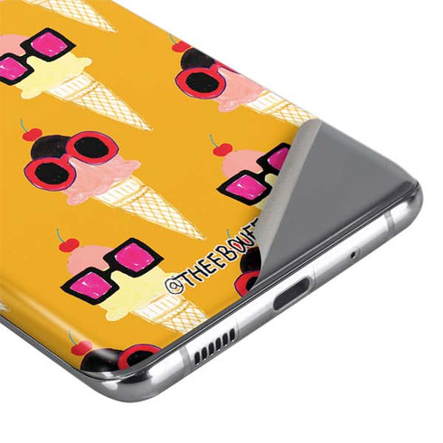Bouffants and Broken Hearts Ice Cream with Shades Galaxy S20 Skin