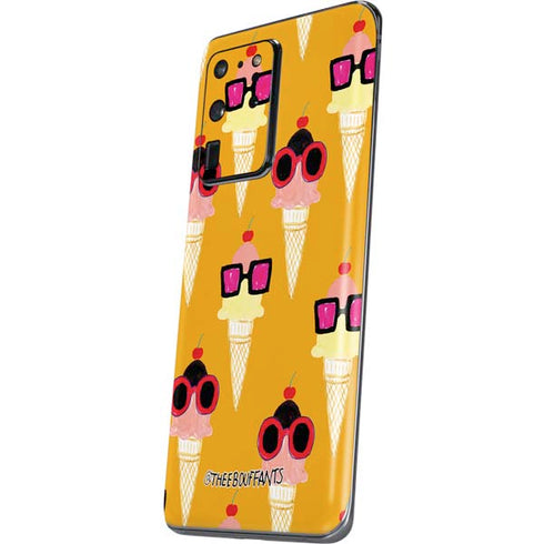 Bouffants and Broken Hearts Ice Cream with Shades Galaxy S20 Ultra 5G Skin