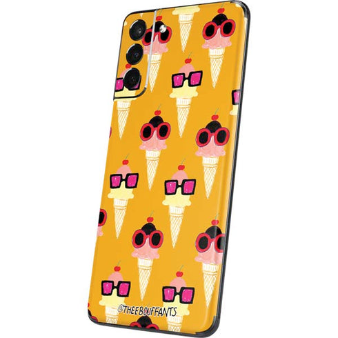 Bouffants and Broken Hearts Ice Cream with Shades Galaxy S21 5G Skin