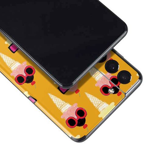 Bouffants and Broken Hearts Ice Cream with Shades Galaxy S21 5G Skin