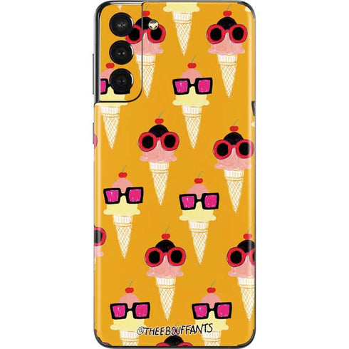 Bouffants and Broken Hearts Ice Cream with Shades Galaxy S21 Plus 5G Skin