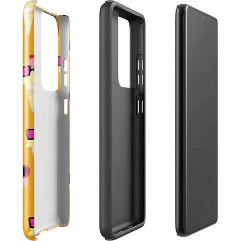 Bouffants and Broken Hearts Ice Cream with Shades Galaxy S21 Ultra 5G Pro Case