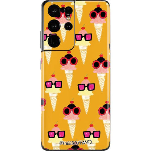 Bouffants and Broken Hearts Ice Cream with Shades Galaxy S21 Ultra 5G Skin