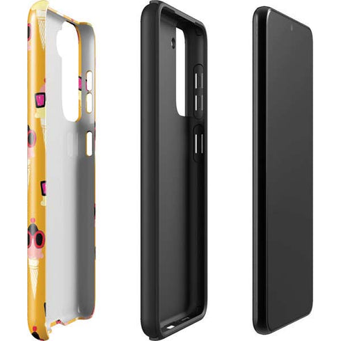 Bouffants and Broken Hearts Ice Cream with Shades Galaxy S22 Plus Pro Case