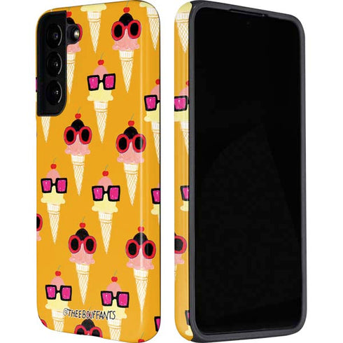 Bouffants and Broken Hearts Ice Cream with Shades Galaxy S22 Plus Pro Case