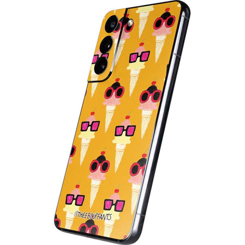 Bouffants and Broken Hearts Ice Cream with Shades Galaxy S22 Skin