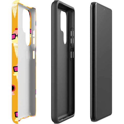 Bouffants and Broken Hearts Ice Cream with Shades Galaxy S22 Ultra Pro Case