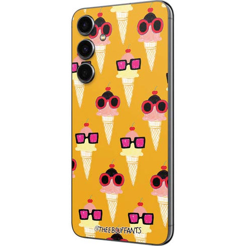 Bouffants and Broken Hearts Ice Cream with Shades Galaxy S23 FE Skin