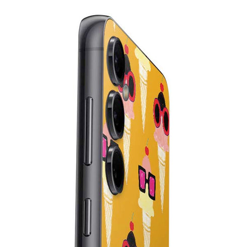 Bouffants and Broken Hearts Ice Cream with Shades Galaxy S23 FE Skin