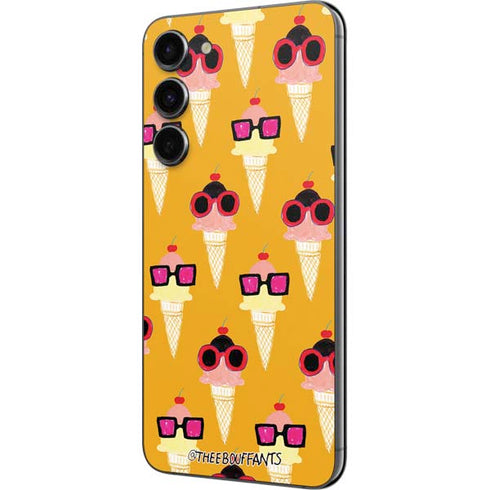 Bouffants and Broken Hearts Ice Cream with Shades Galaxy S23 Plus Skin