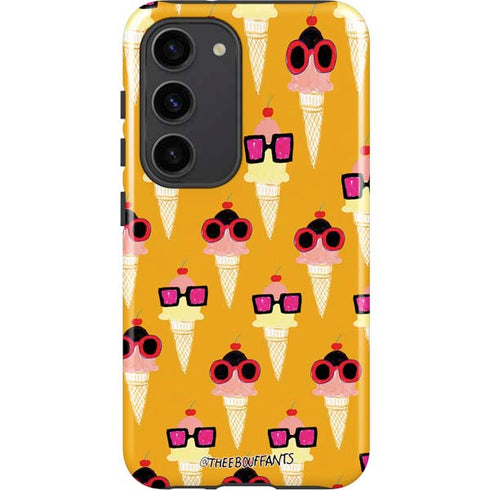 Bouffants and Broken Hearts Ice Cream with Shades Galaxy S23 Pro Case