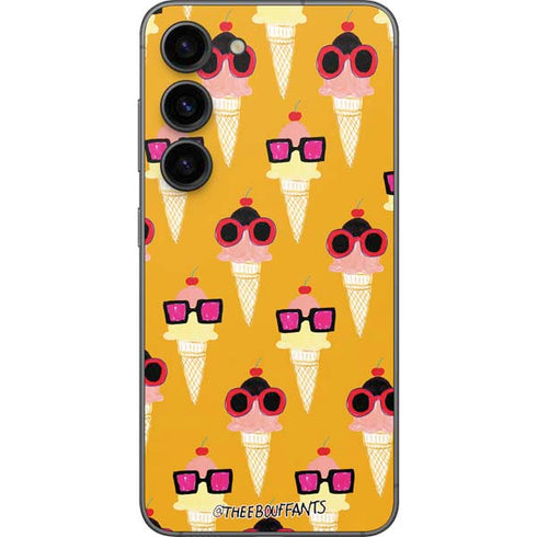 Bouffants and Broken Hearts Ice Cream with Shades Galaxy S23 Skin