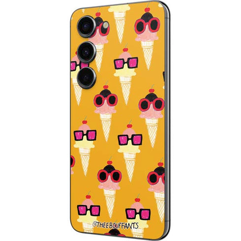 Bouffants and Broken Hearts Ice Cream with Shades Galaxy S23 Skin