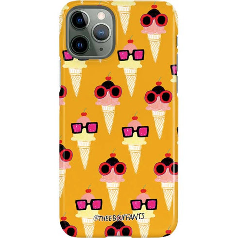 Bouffants and Broken Hearts Ice Cream with Shades iPhone 11 Pro Lite Case