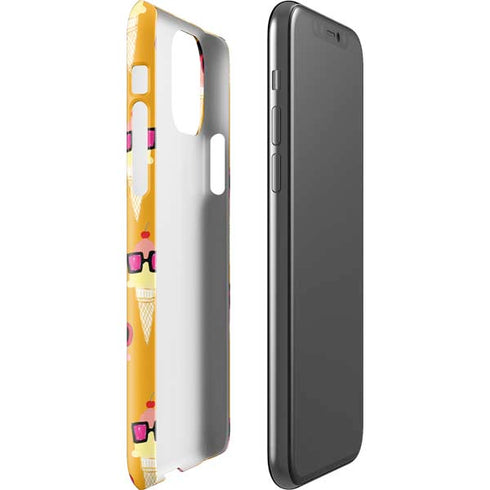 Bouffants and Broken Hearts Ice Cream with Shades iPhone 11 Pro Lite Case