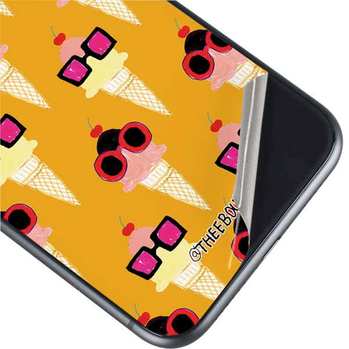 Bouffants and Broken Hearts Ice Cream with Shades iPhone 11 Skin
