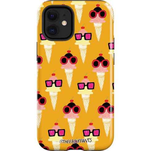 Bouffants and Broken Hearts Ice Cream with Shades iPhone 12 Mini Impact Case