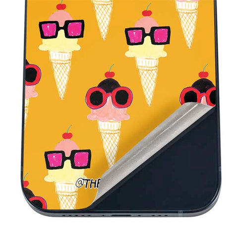 Bouffants and Broken Hearts Ice Cream with Shades iPhone 12 Mini Skin