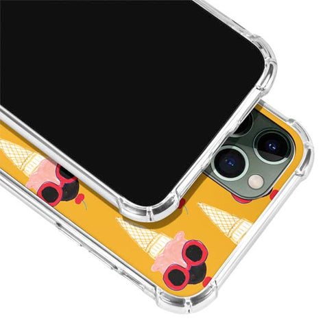 Bouffants and Broken Hearts Ice Cream with Shades iPhone 12 Pro Clear Case