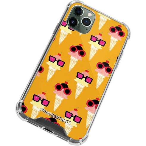 Bouffants and Broken Hearts Ice Cream with Shades iPhone 12 Pro Clear Case