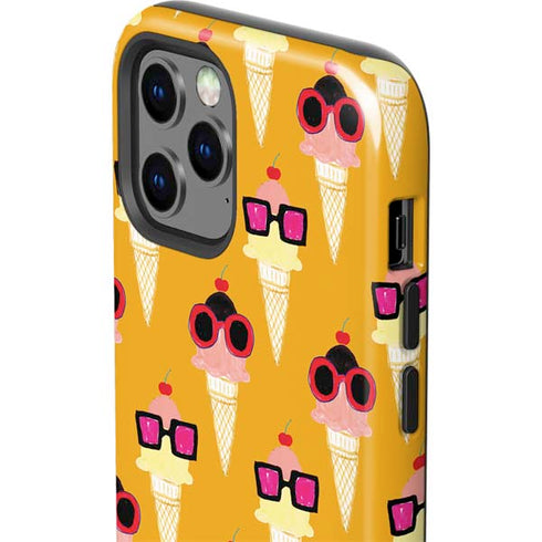Bouffants and Broken Hearts Ice Cream with Shades iPhone 12 Pro Max Impact Case